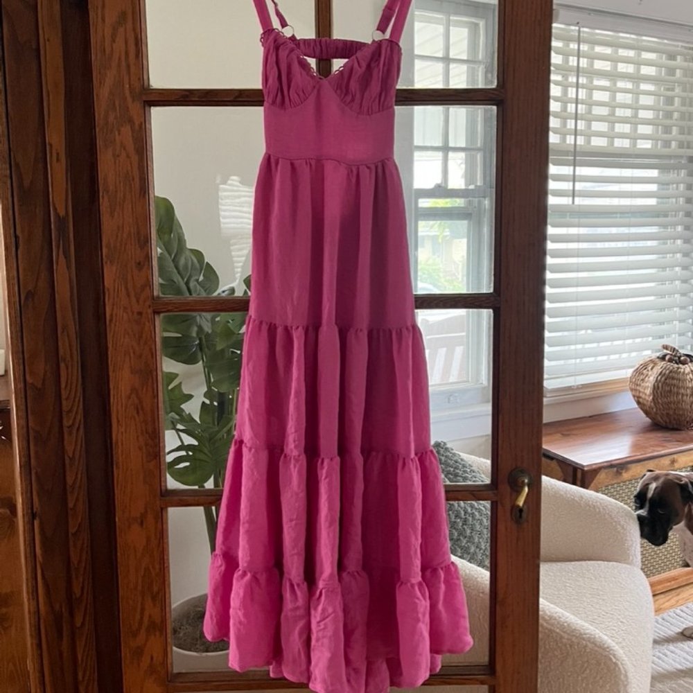 Pink Midi Dress - Princess Polly Joella